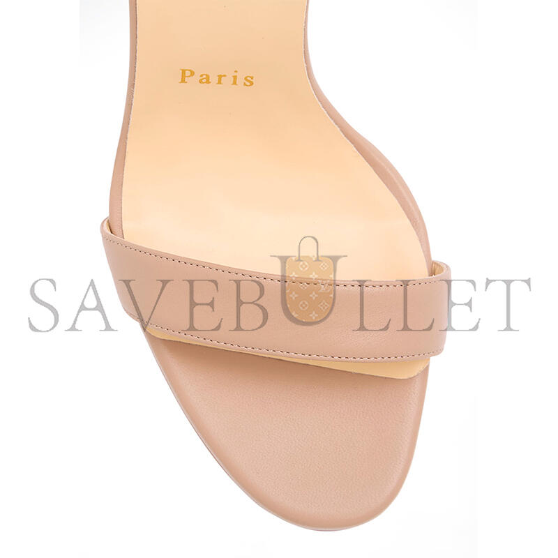 Chr1st1an louboutin loubi queen red sole platform sandals